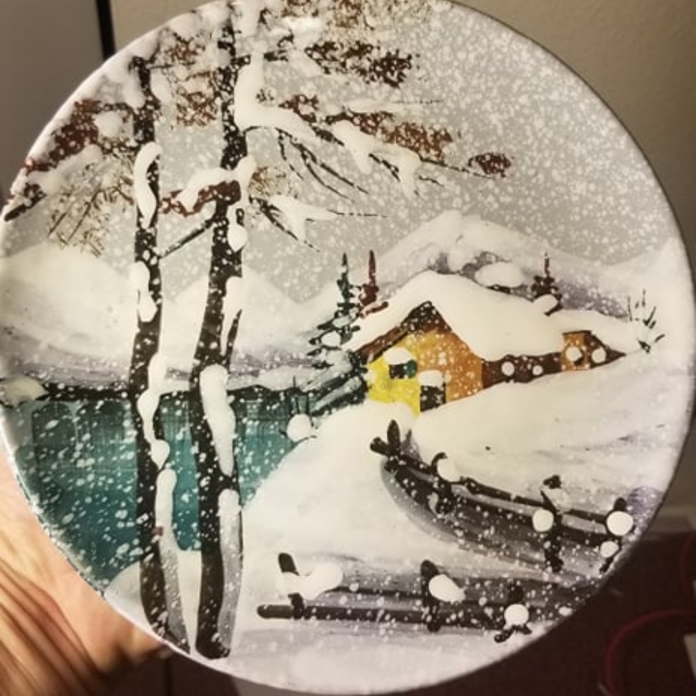 Hand made Italy 1835 plate